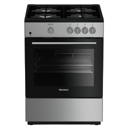 A BLOMBERG 24” wide, Gas Range with a glass door.