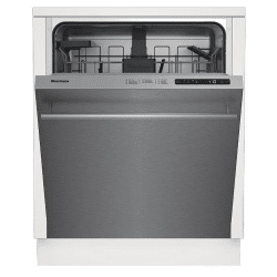 An image of a BLOMBERG 24" wide, Tall Tub dishwasher on a white background.