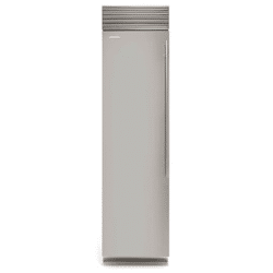 A silver FHIABA 24” 4 drawer, SS column freezer on a white background.