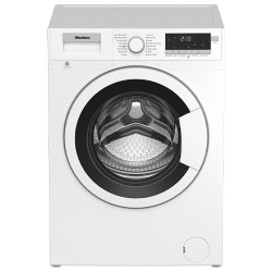 A BLOMBERG 24” wide, Washing Machine on a white background.