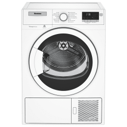 A white BLOMBERG 24" wide Dryer on a white background.