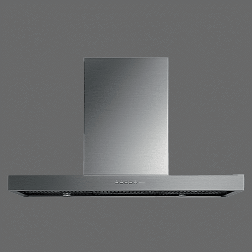 A FALMEC 30” NRS Wall hood made of stainless steel, displayed against a gray background.
