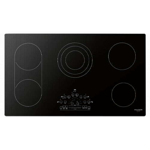 A FULGOR 36" COOKTOPS - RADIANT featuring four burners.