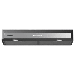 The BLOMBERG 30” wide Range Hoods featuring two lights.