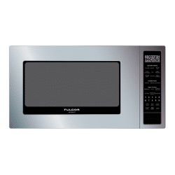 A FULGOR 24" MICROWAVES stainless steel microwave oven on a white background.