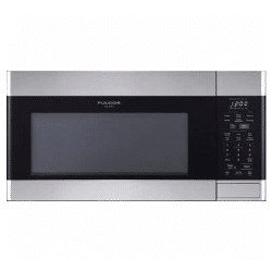 A FULGOR 30" MICROWAVES stainless steel microwave oven on a white background.
