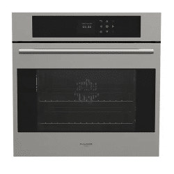 The FULGOR 24" WALL OVENS - SINGLE, an elegant stainless steel oven with convenient electronic controls.