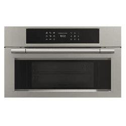 A FULGOR 30" COMBI STEAM OVENS stainless steel microwave oven with electronic controls.