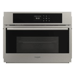 The FULGOR 24" COMBI STEAM OVENS stainless steel microwave oven with electronic controls is a versatile and convenient appliance for your kitchen.