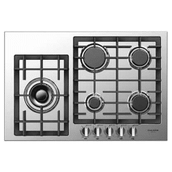 A FULGOR 30" COOKTOPS - GAS with four stainless steel burners.